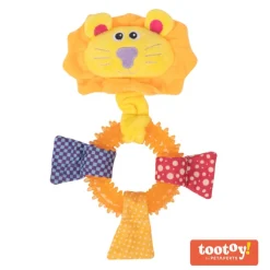 Tootoy! Chew Ring Hippo Multicolor Mordedor para cachorros Outlet