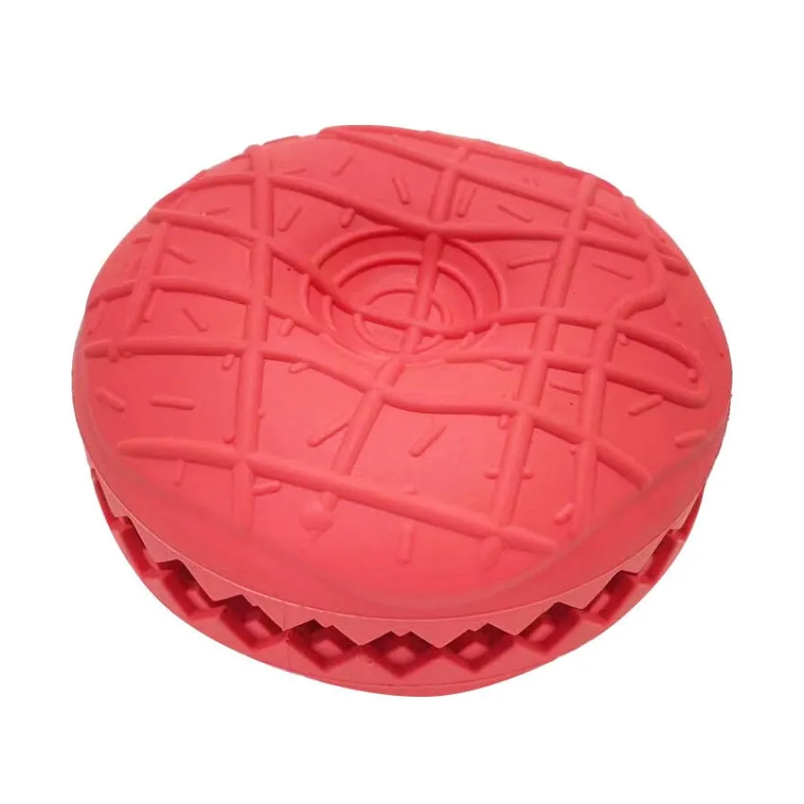Tootoy! Chew Strawberry Donut Treat Dispenser juguete para perros