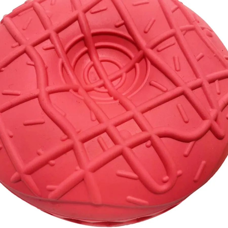 Tootoy! Chew Strawberry Donut Treat Dispenser juguete para perros