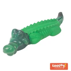 Tootoy! Chew Tuff Cocodrile modedor para perros Hot