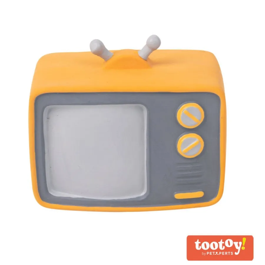 Tootoy! Chew Vintage TV mordedor con sonido para perros Outlet