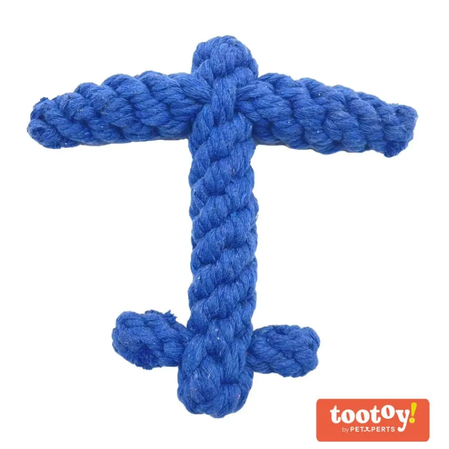 Tootoy! Comfort Anchor Rope juguete de cuerda para perros New