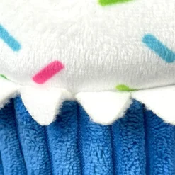 Tootoy! Comfort Birthday Cupcake Cuddler peluche con sonido para perros
