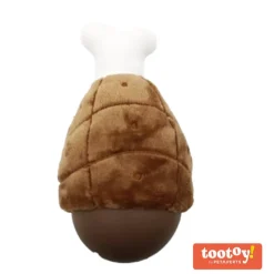 Tootoy! Comfort Chicken Leg Cuddler peluche portagolosinas para perros Outlet