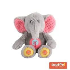 Tootoy! Comfort Cute Elephant Cuddler peluche para perros Clearance