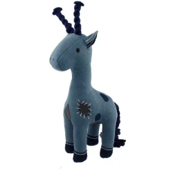 Tootoy! Comfort Denim Giraffe peluche con sonido y cuerda para perros Outlet