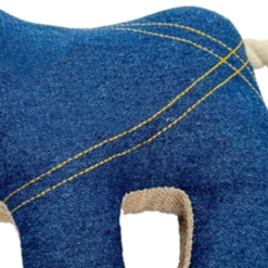 Tootoy! Comfort Denim Rhino peluche con sonido para perros Outlet
