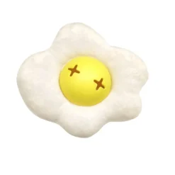 Tootoy! Comfort Fried Egg Cuddler peluche portagolosinas para perros Clearance