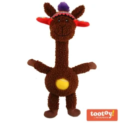 Tootoy! Comfort Long Neck Alpaca peluche con pelota para perros Best