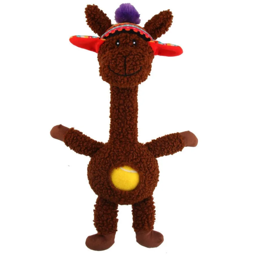 Tootoy! Comfort Long Neck Alpaca peluche con pelota para perros Best