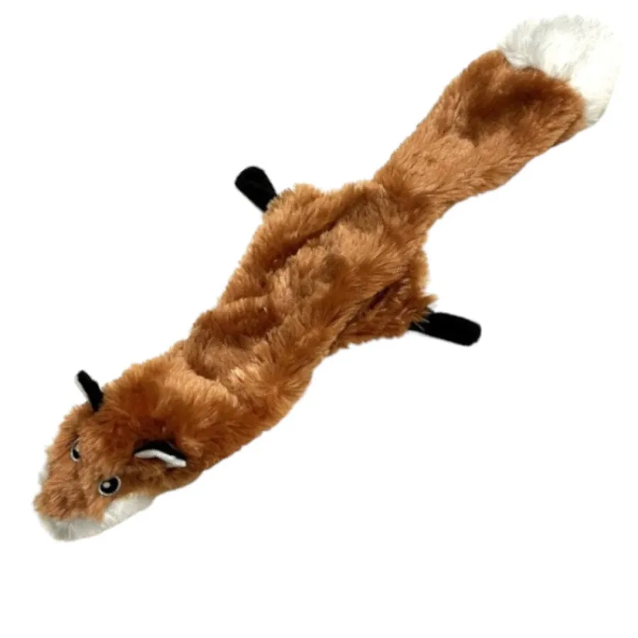 Tootoy! Comfort Skinny Fox peluche con sonido crujiente para perros Hot