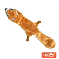 Tootoy! Comfort Skinny Squirrel Cuddler peluche con sonido crujiente para perros Online