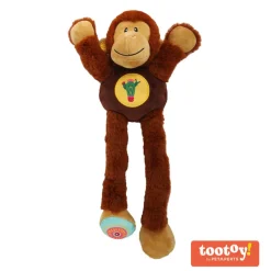 Tootoy! Comfort Twister Monkey Cuddler peluche para perros