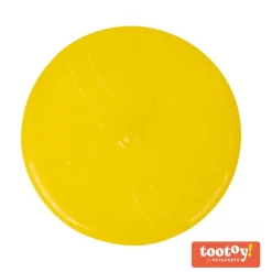 Tootoy! Flexible disc Yellow Frisbee Flexible Amarillo para perros New