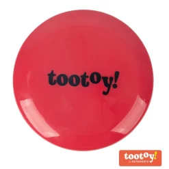 Tootoy! Flying disc Red Frisbee Rojo para perros