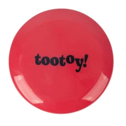 Tootoy! Flying disc Red Frisbee Rojo para perros
