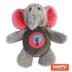 Tootoy! Noisy Elephant Cuddler peluche para perros Clearance