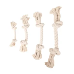 Tootoy! Pull Natural Rope Bone juguete de cuerda para perros New