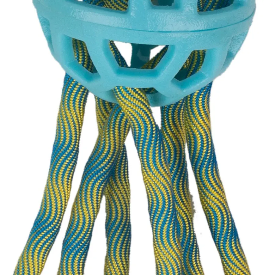 Tootoy! Pull Octopus Rope juguete de cuerda con pelota para perros Hot