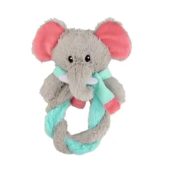 Tootoy! Puppy Elephant Ring Cuddler peluche para cachorros Hot