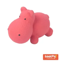 Tootoy! Puppy Mini Hippo Toy mordedor para cachorros New