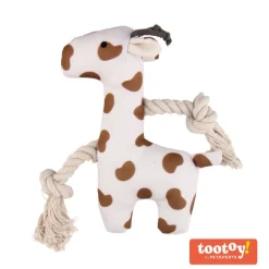 Tootoy! Puppy White Giraffe peluche con sonido para cachorros Outlet