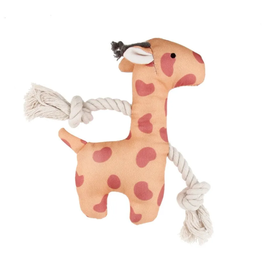 Tootoy! Puppy Yellow Giraffe peluche con sonido para cachorros Discount