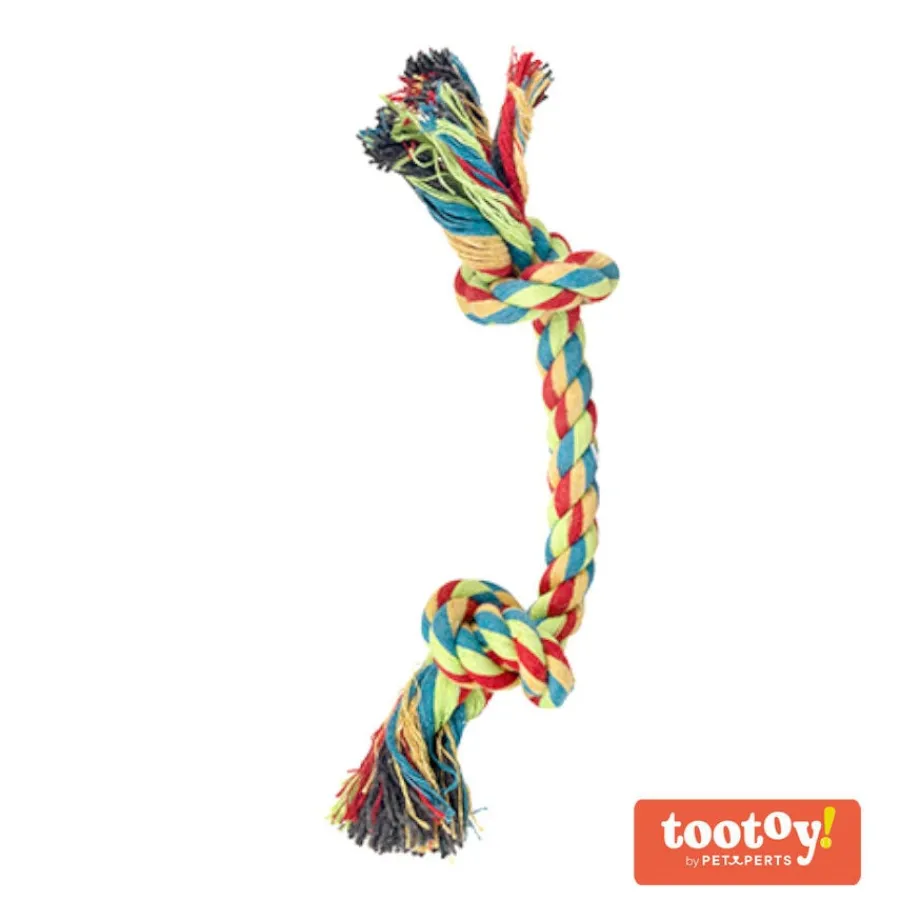 Tootoy! Rope Bone Multicolor Cuerda para perros Best