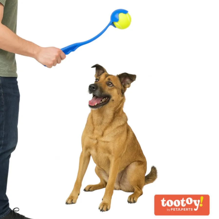 Tootoy! Tennis Ball Launcher Lanzador de Pelotas Azul para perros Online