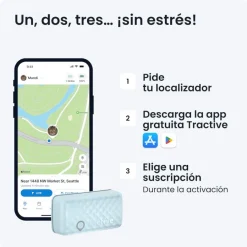 Tractive Cat Mini Localizador GPS Menta para gatos Outlet