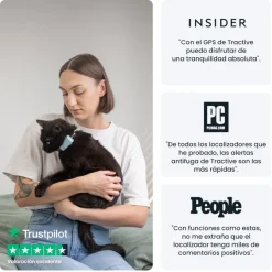 Tractive Cat Mini Localizador GPS Menta para gatos Outlet