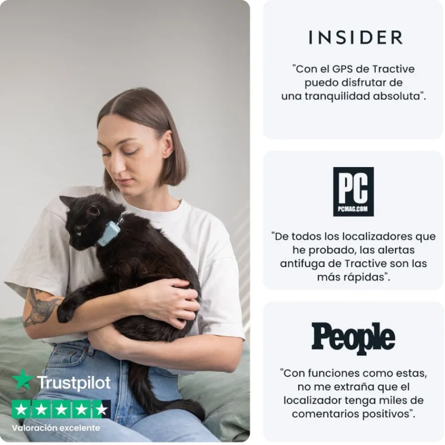 Tractive Cat Mini Localizador GPS Menta para gatos Outlet