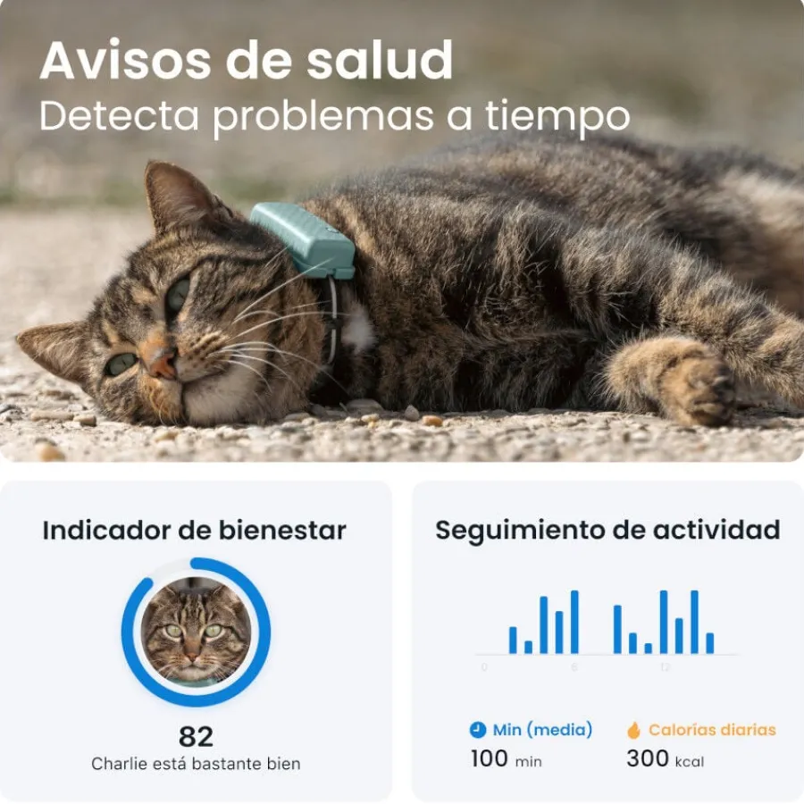 Tractive Cat Mini Localizador GPS Menta para gatos Outlet