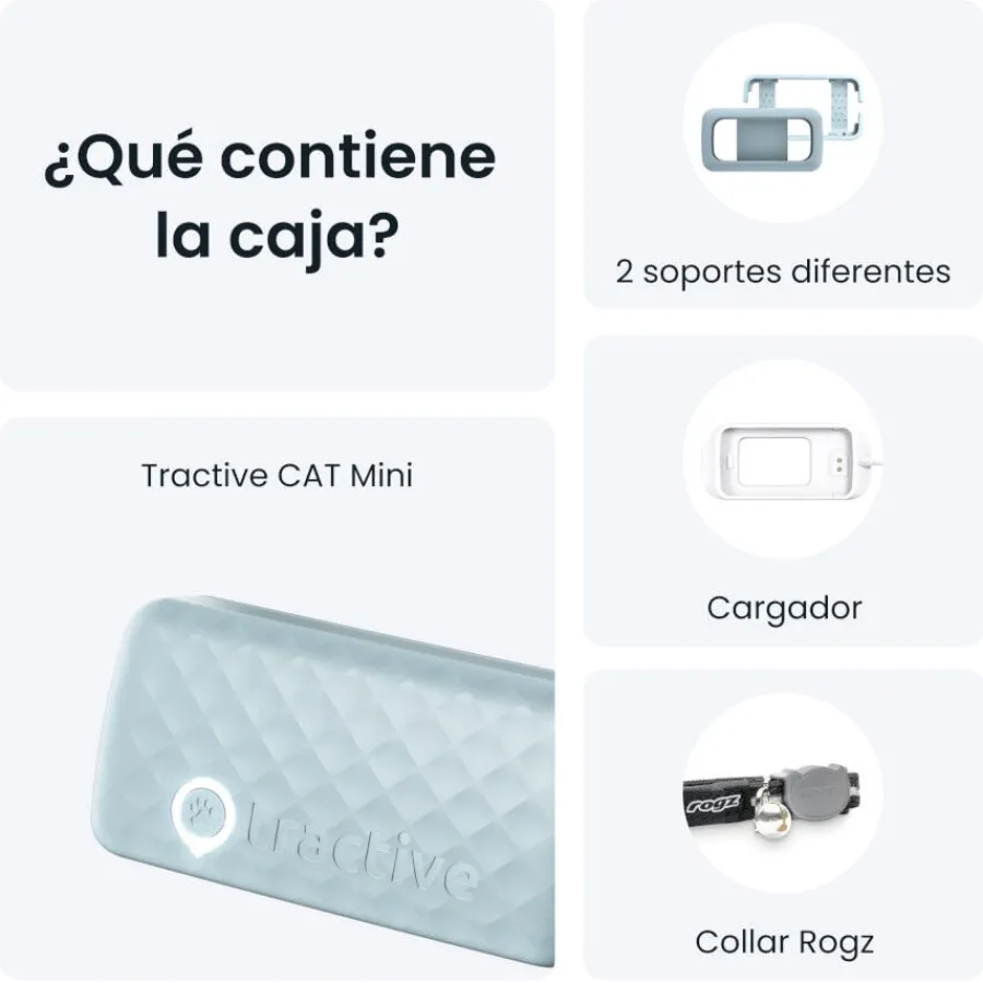 Tractive Cat Mini Localizador GPS Menta para gatos Outlet