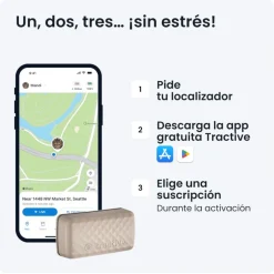Tractive Cat Mini Localizador GPS Marrón para gatos Clearance