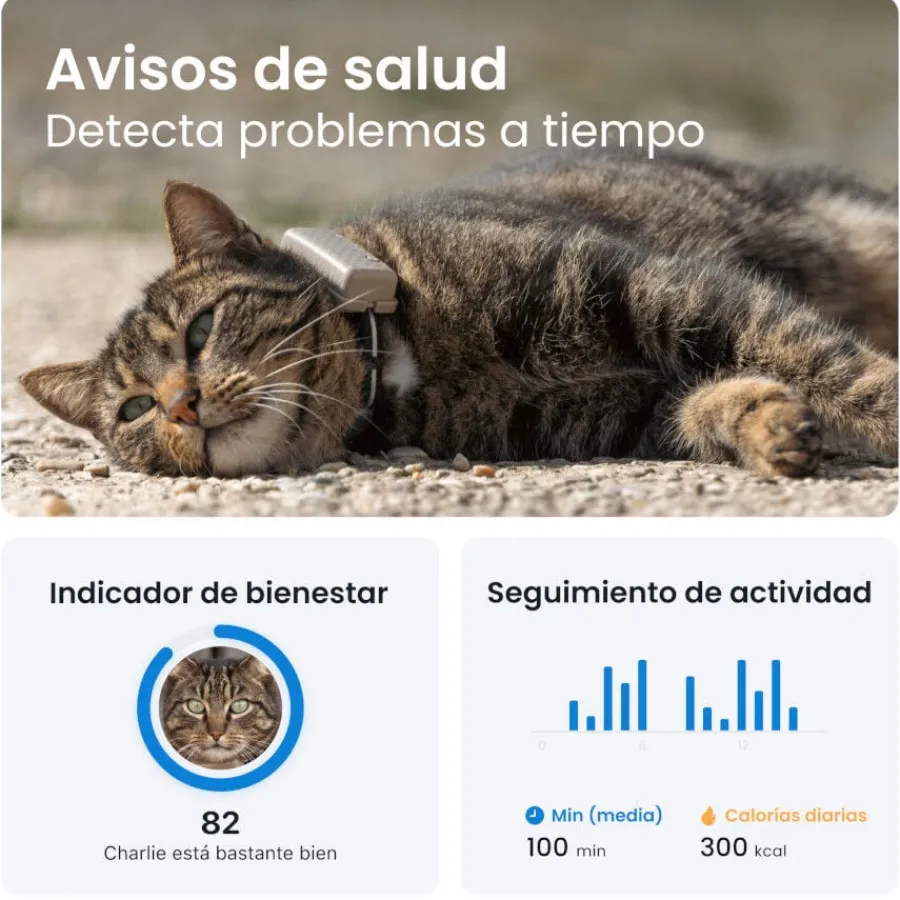 Tractive Cat Mini Localizador GPS Marrón para gatos Clearance