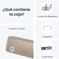 Tractive Cat Mini Localizador GPS Marrón para gatos Clearance