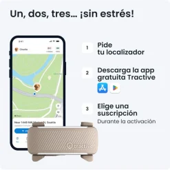 Tractive GPS Dog 6 Marrón Rastreador para perros Hot
