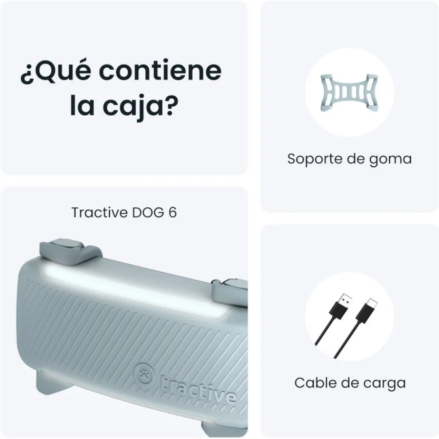Tractive GPS Dog 6 Menta Rastreador para perros