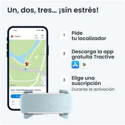 Tractive GPS Dog 6 Menta Rastreador para perros