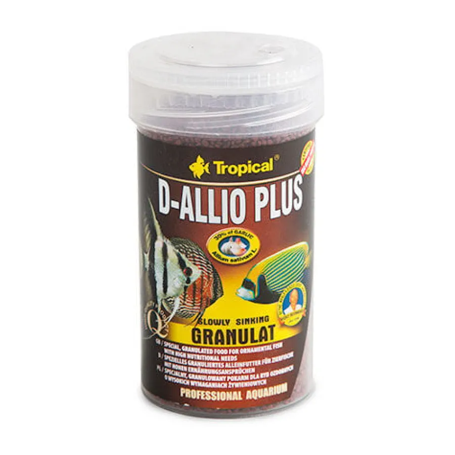 Tropical D-Allio Plus Granulos para peces Discount