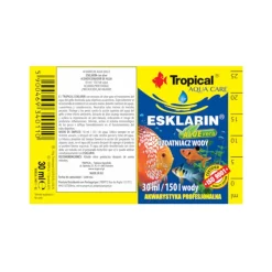 Tropical Esklarin con Áloe Acondicionador de Agua para acuarios de agua dulce New
