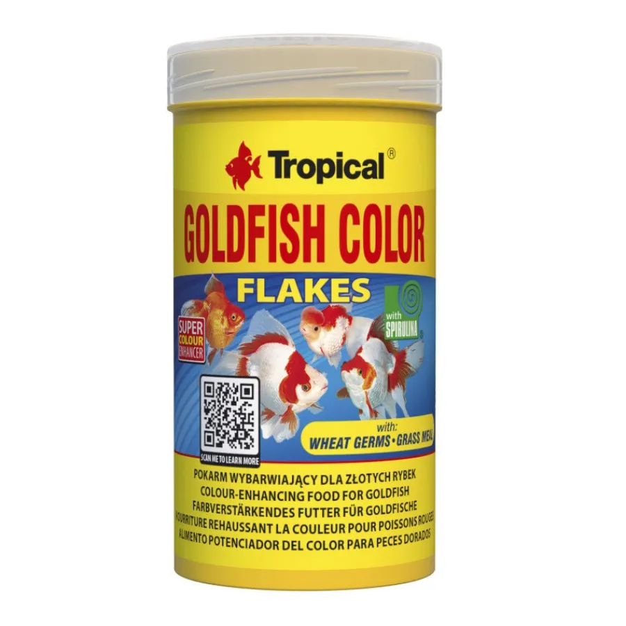Tropical Goldfish Colour Flakes alimento para peces Outlet