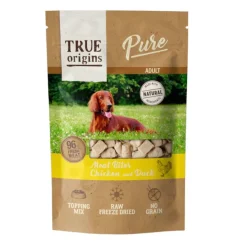 True Origins Bocaditos Pure Adult Freeze Dried Pollo y Pato para perros Best