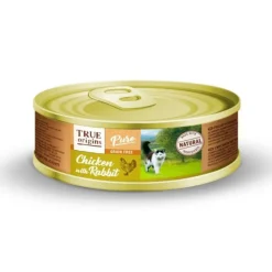 True Origins Pure Adult Pollo y Conejo lata para gatos Sale