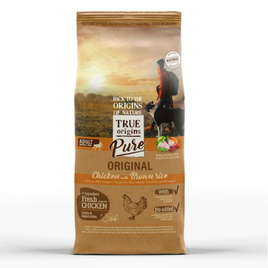 True Origins Pure Adult Pollo y Arroz pienso para perros Outlet