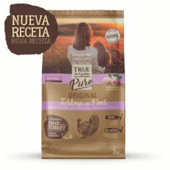 True Origins Pure Adult Sterilised Pavo pienso para gatos Hot
