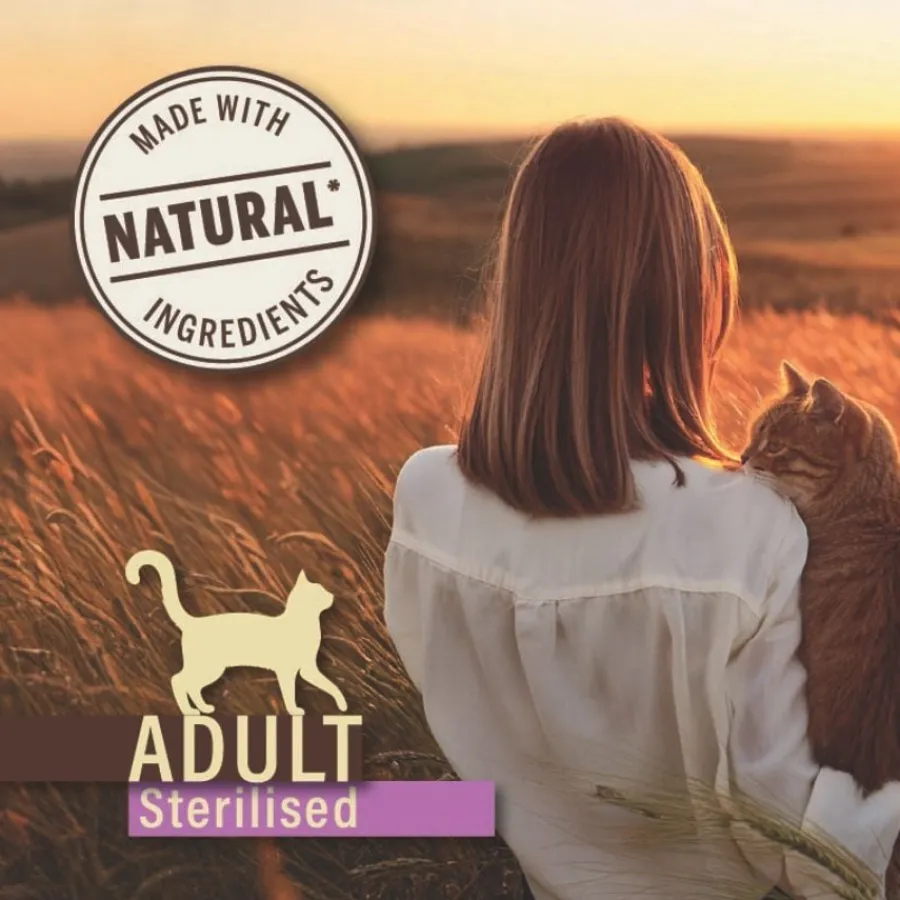 True Origins Pure Adult Sterilised Pavo pienso para gatos Hot