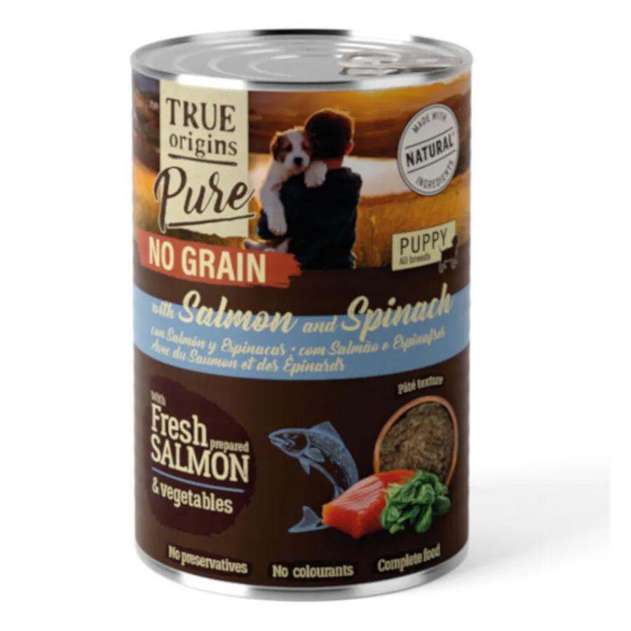True Origins Pure con Salmón lata para cachorros Sale