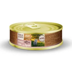 True Origins Pure Kitten Paté Pescado y Calamar lata para gatitos New